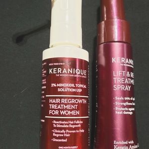 Keranique hair growth treatment & lift and repair treatment